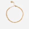 BRACCIALE FORZATINA INTRECCIATA PLACCATO ORO