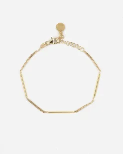 BRACCIALE GOLDEN BARS PLACCATO ORO