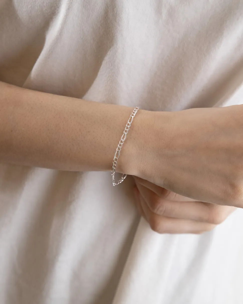 BRACCIALE GRUMETTA 080 3+1 IN ARGENTO