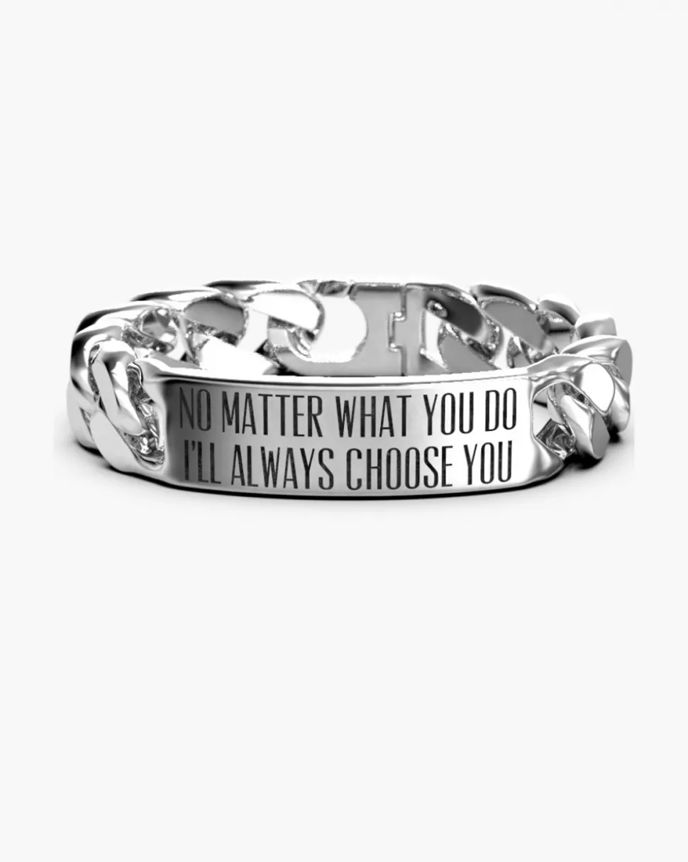 BRACCIALE GRUMETTA 450 CON INCISIONE PERSONALIZZATA