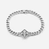 BRACCIALE GRUMETTA CON GIGLIO FIORENTINA IN ARGENTO