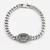 BRACCIALE GRUMETTA CON LOGO AC MILAN IN ARGENTO