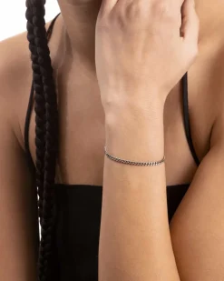 BRACCIALE GRUMETTA FILO 080 IN ARGENTO