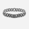 BRACCIALE GRUMETTA FOGLIE IN ARGENTO