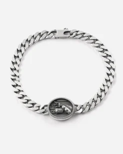 BRACCIALE GRUMETTA NETTUNO BOLOGNA FC IN ARGENTO