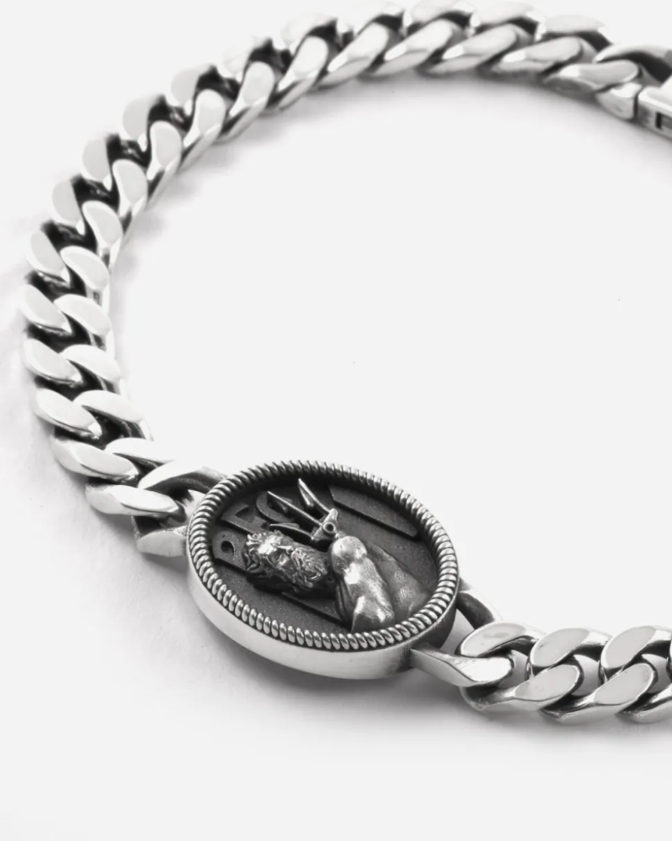 BRACCIALE GRUMETTA NETTUNO BOLOGNA FC IN ARGENTO
