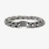 BRACCIALE GRUMETTA PUNTINATA IN ARGENTO