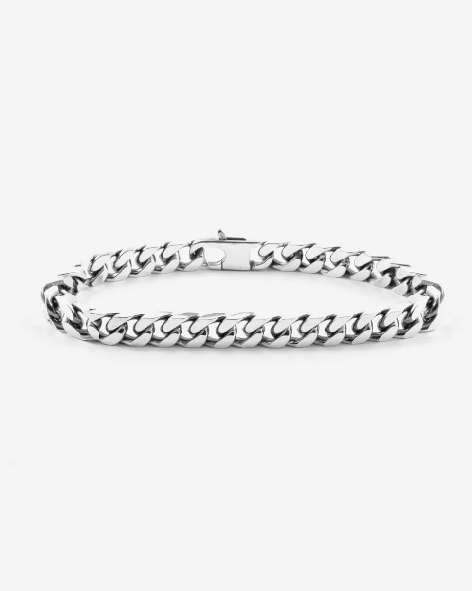 BRACCIALE GRUMETTA QUADRATA FILO 250 IN ARGENTO