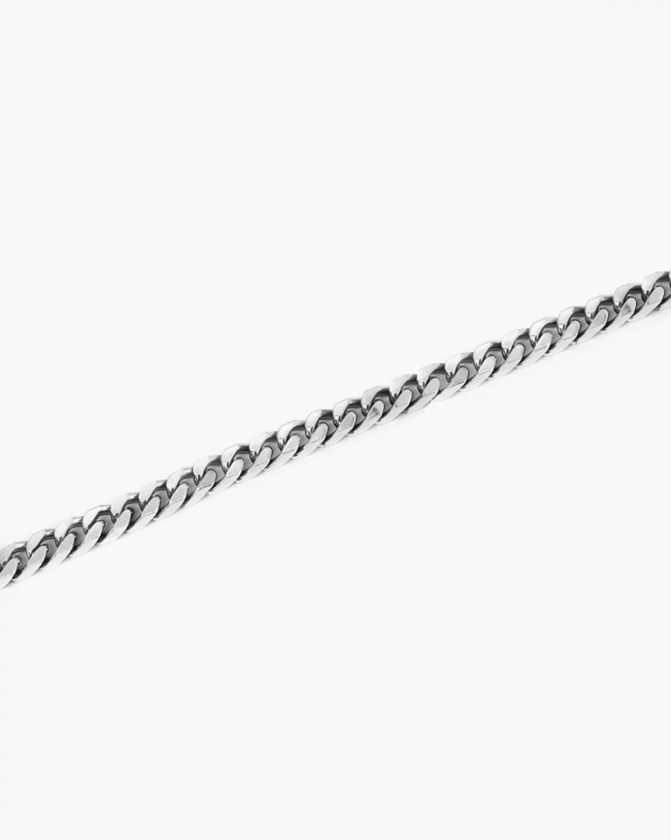 BRACCIALE GRUMETTA QUADRATA FILO 250 IN ARGENTO