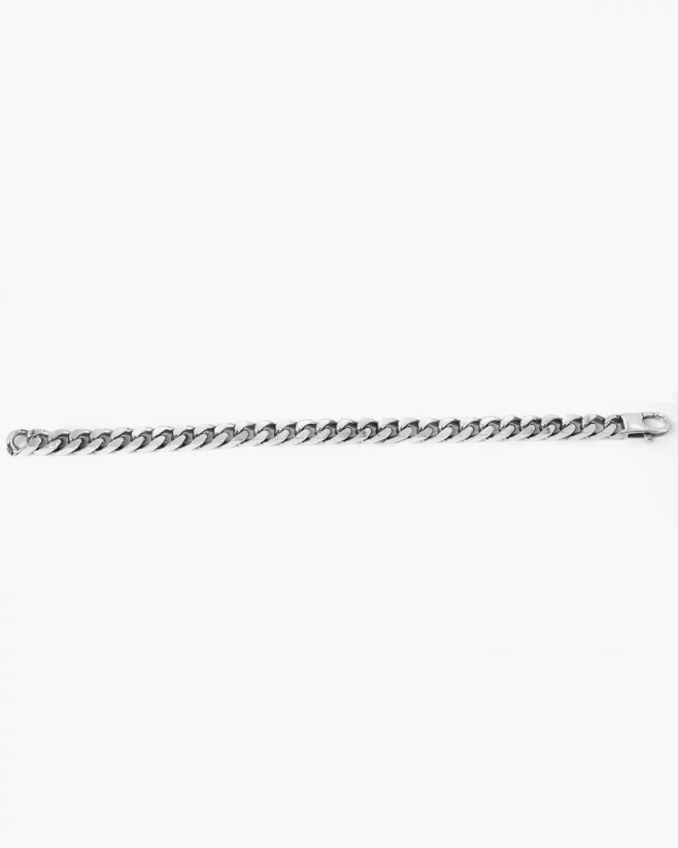BRACCIALE GRUMETTA QUADRATA FILO 250 IN ARGENTO