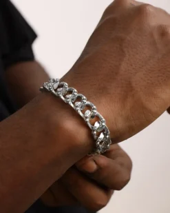 BRACCIALE GRUMETTA SKULL LEGACY CON TESCHI IN ARGENTO