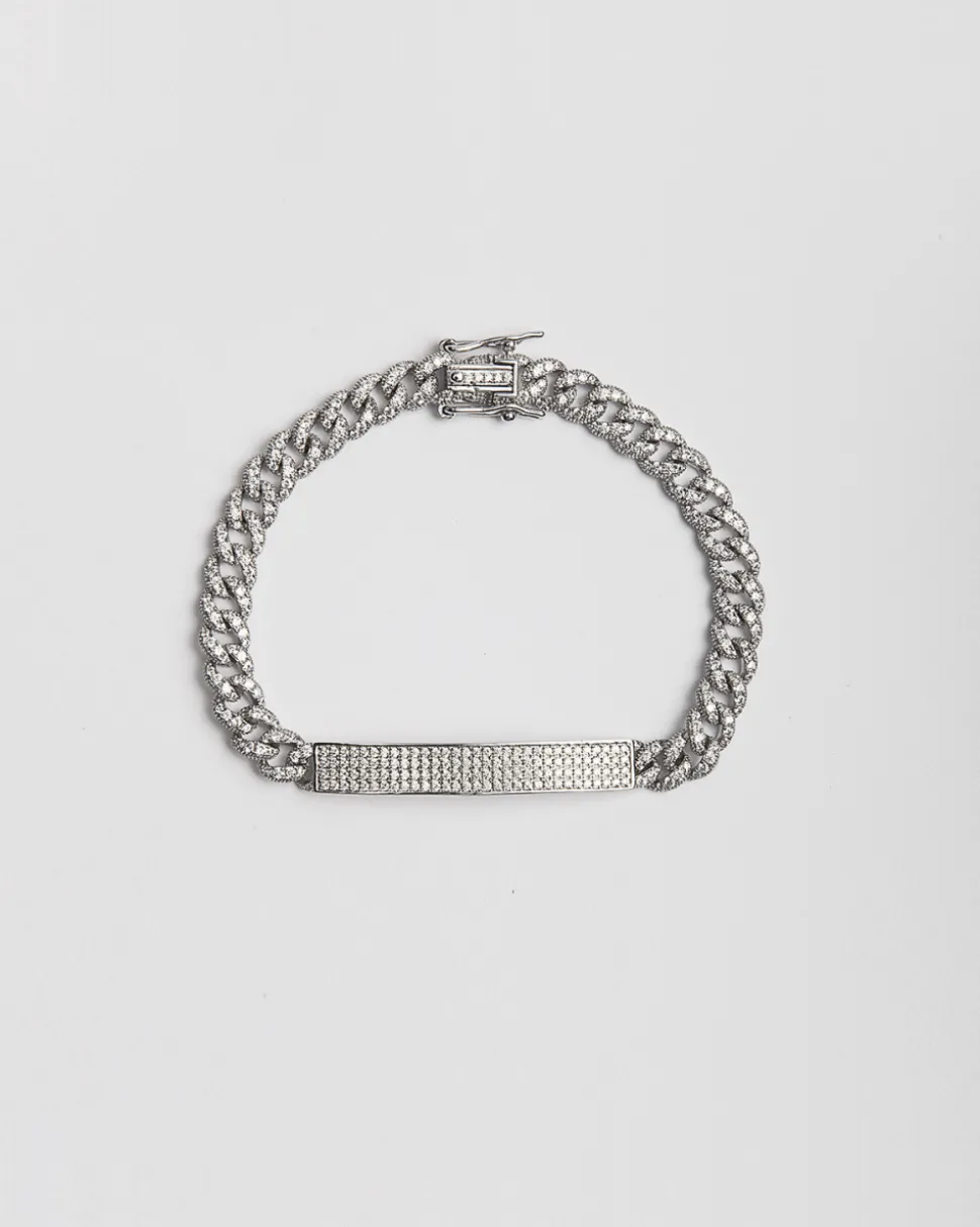 BRACCIALE GRUMETTA TARGA H60 CON BRILLANTI