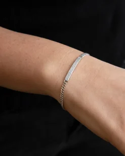 BRACCIALE ICE BREEZE IN ARGENTO CON BRILLANTI
