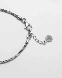 BRACCIALE IN ARGENTO CODA DI VOLPE