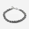 BRACCIALE INTRECCIO NODI PICCOLI IN ARGENTO