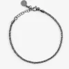 BRACCIALE LUCE IN ARGENTO PLACCATO RUTENIO