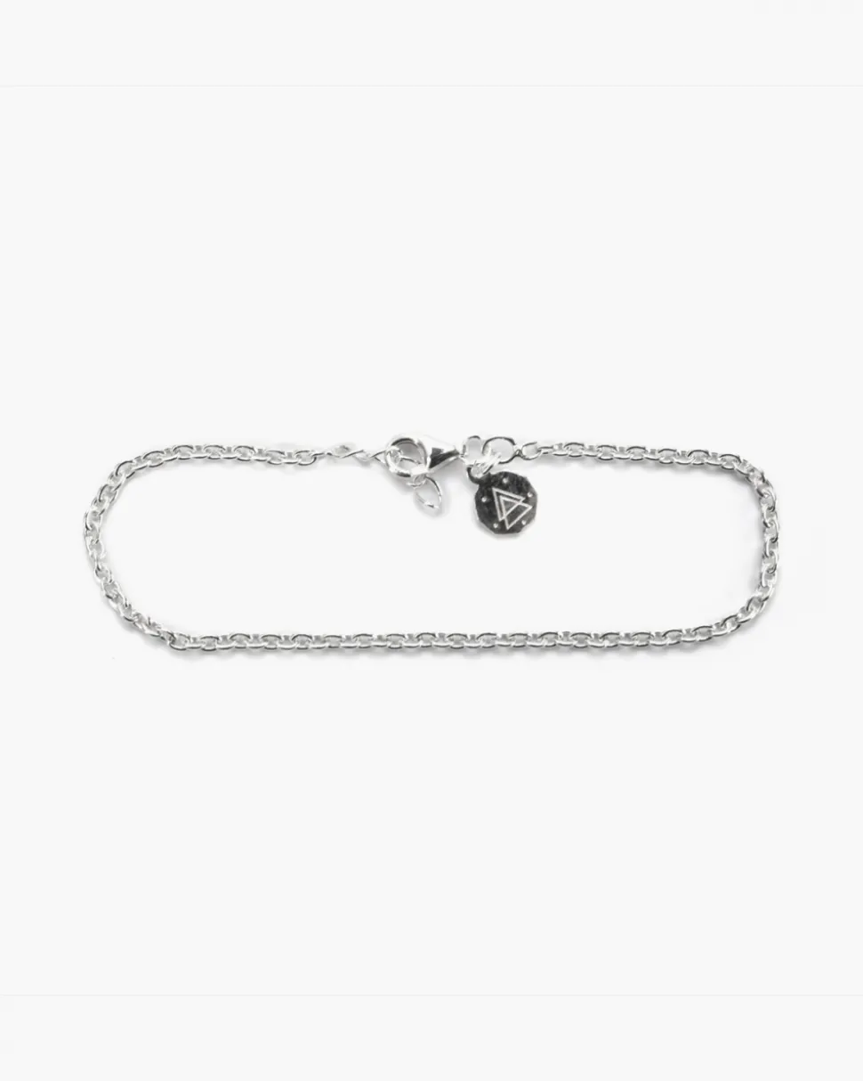 BRACCIALE MAGLIA FORZATINA 060 IN ARGENTO