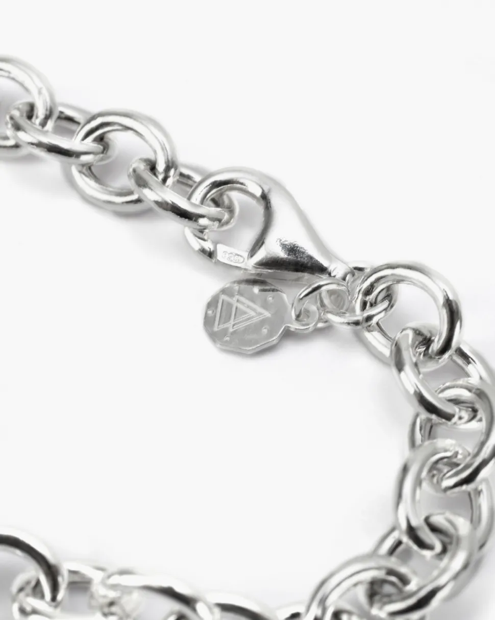 BRACCIALE MAGLIA FORZATINA 200 IN ARGENTO