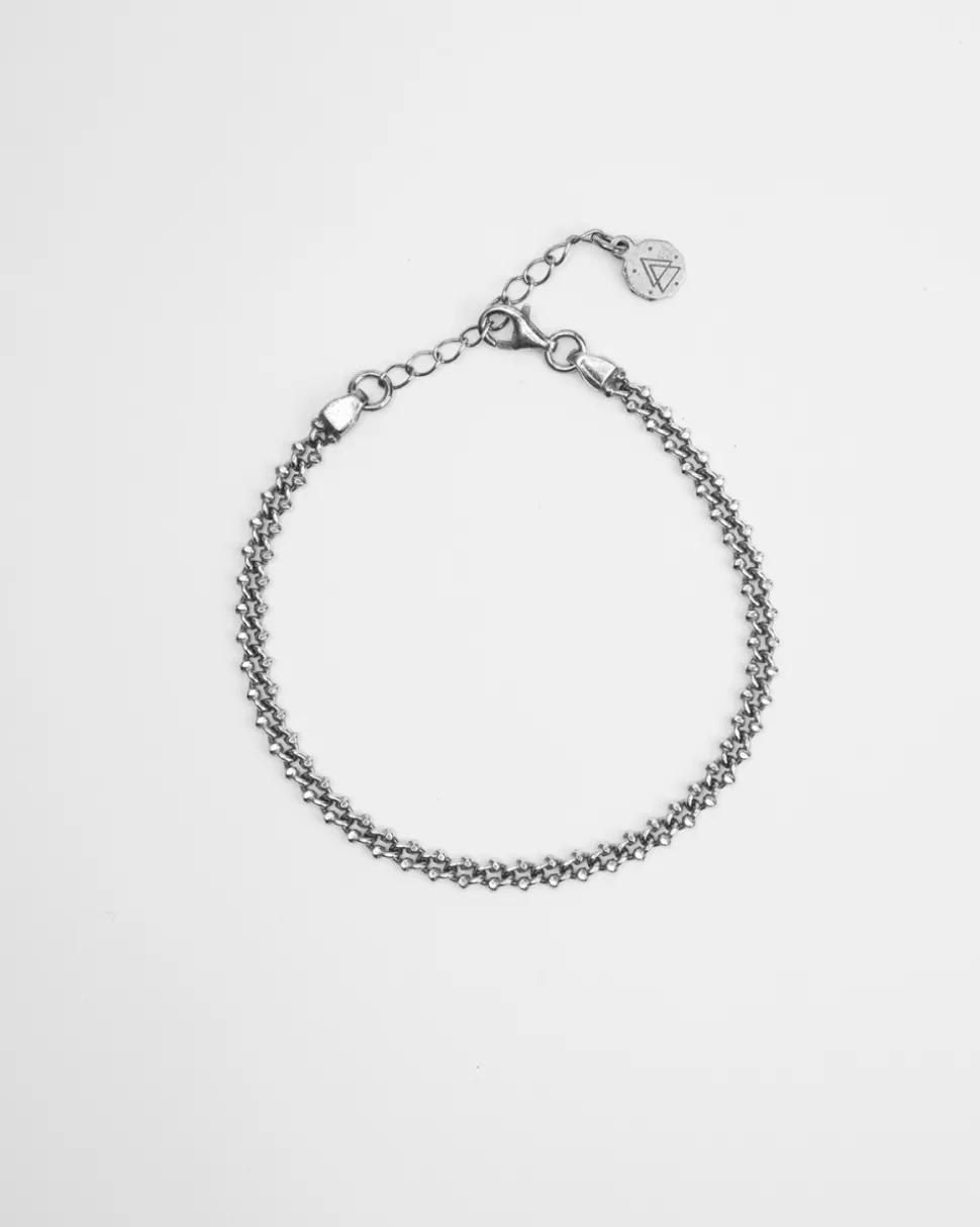 BRACCIALE MAGLIA GRANCHIO IN ARGENTO