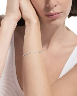 BRACCIALE MAGLIA SINGAPORE IN ARGENTO