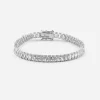 BRACCIALE NAVETTE MANSION PORCH IN ARGENTO CON BRILLANTI