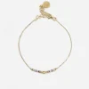 BRACCIALE NUANCES PLACCATO ORO CON PIETRE MULTICOLOR