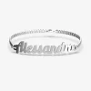 BRACCIALE PERSONALIZZABILE CON NOME TRAFORO CON GRUMETTA