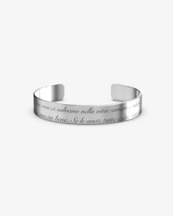 BRACCIALE RIGIDO CON INCISIONE PERSONALIZZATA