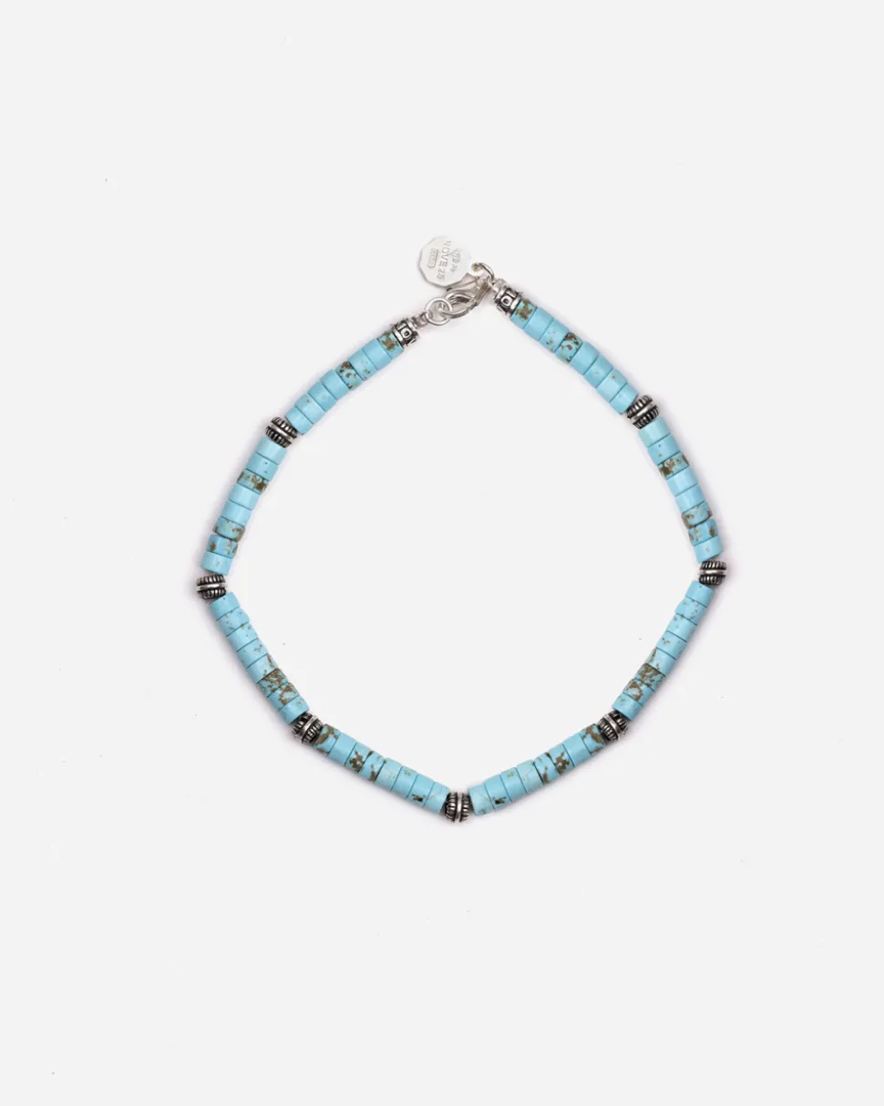 BRACCIALE SKY STONE CON PIETRE COLOR TURCHESE