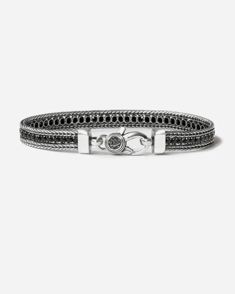 BRACCIALE TENNIS BLACK FOXTAIL