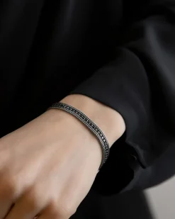 BRACCIALE TENNIS BLACK FOXTAIL