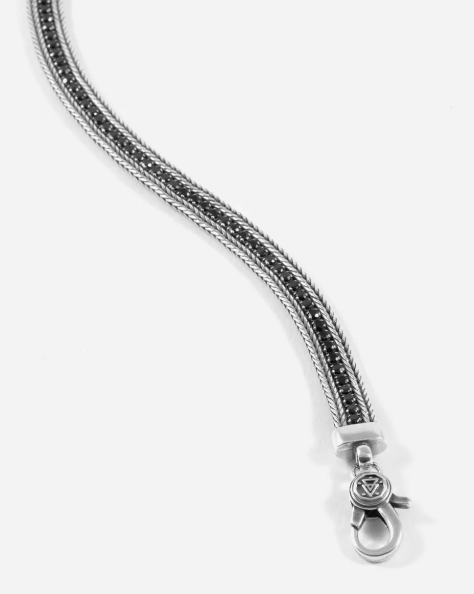 BRACCIALE TENNIS BLACK FOXTAIL