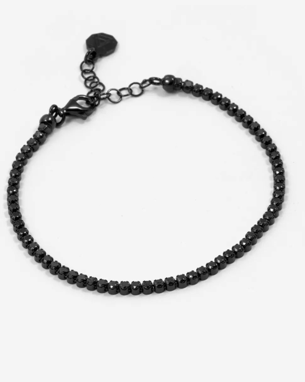 BRACCIALE TENNIS NERO