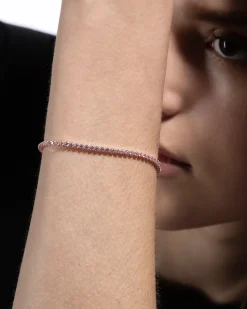 BRACCIALE TENNIS ROSA