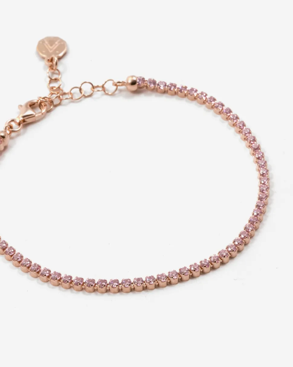 BRACCIALE TENNIS ROSA