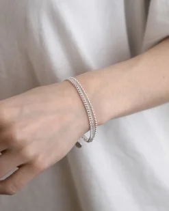BRACCIALE TRE FILI IN ARGENTO