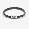 BRACCIALE TRECCIA PIATTA IN ARGENTO