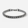 BRACCIALE VENEZIANA RIGATA IN ARGENTO