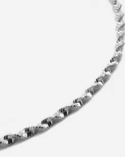 CAVIGLIERA DIAMOND TWISTER IN ARGENTO