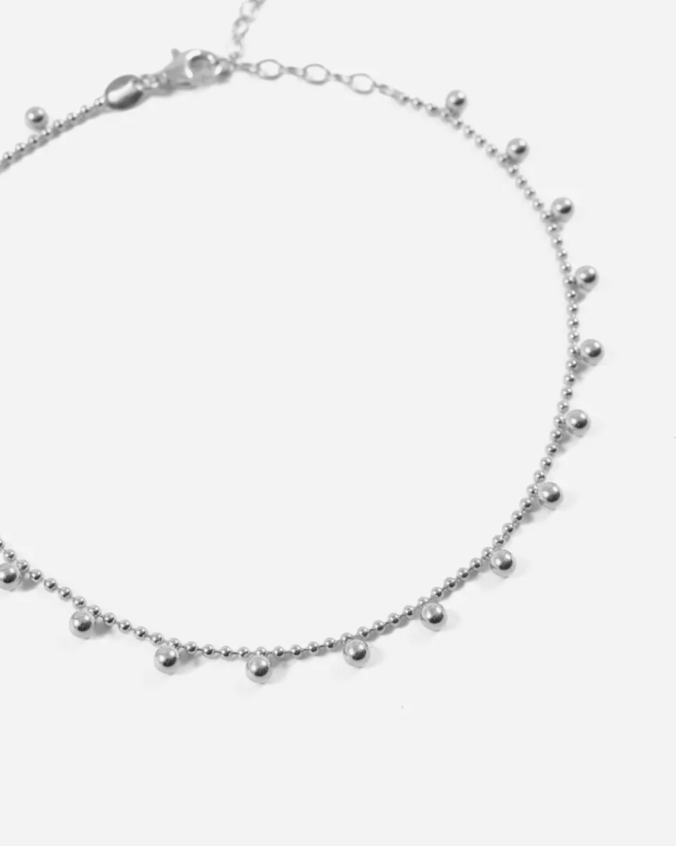 CAVIGLIERA SFERE E PALLINE PENDENTI IN ARGENTO