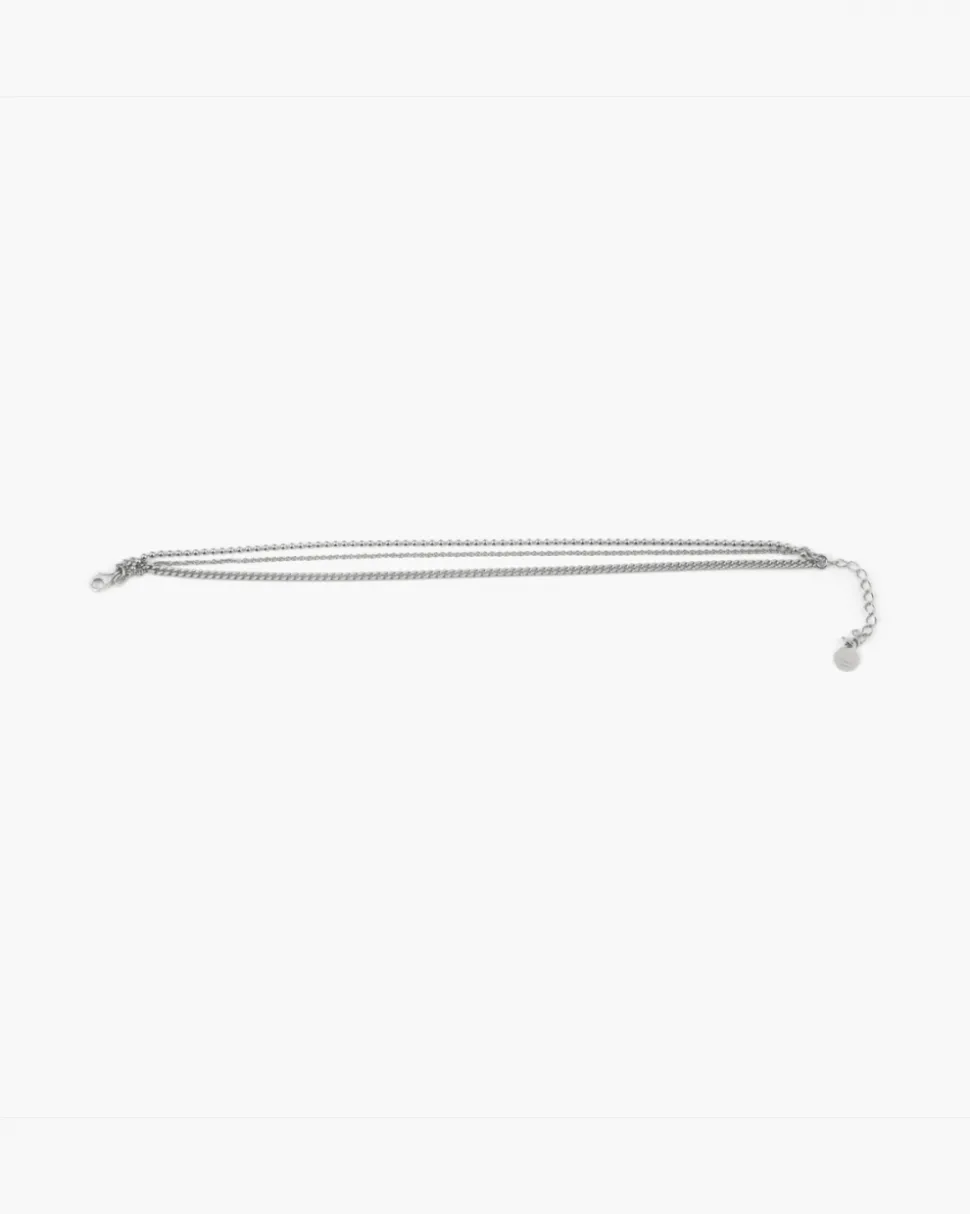 CAVIGLIERA TRE FILI IN ARGENTO