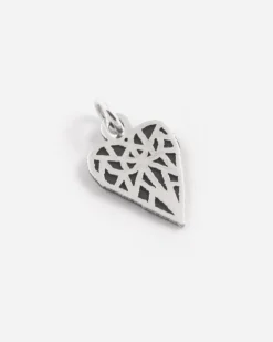 CIONDOLO CHARM CUORE LOVE SOLOMOSTRY IN ARGENTO