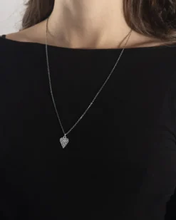 CIONDOLO CHARM CUORE LOVE SOLOMOSTRY IN ARGENTO