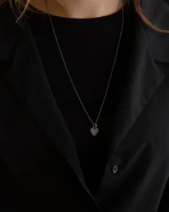 CIONDOLO CHARM CUORE PUNTINATO