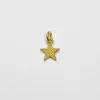 CIONDOLO CHARM STELLA PUNTINATA PLACCATO ORO