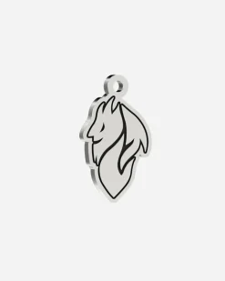 CIONDOLO CON DIAVOLO AC MILAN IN ARGENTO CON INCISIONE PERSONALIZZABILE