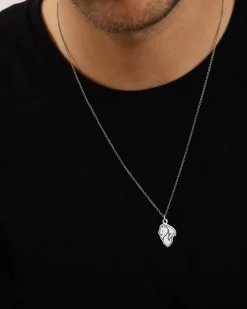 CIONDOLO CON DIAVOLO AC MILAN IN ARGENTO CON INCISIONE PERSONALIZZABILE