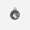 CIONDOLO CON LOGO DEA ATALANTA IN ARGENTO