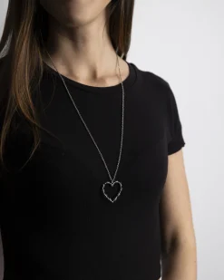 CIONDOLO CUORE FILO SPINATO