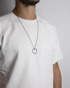 CIONDOLO CUORE FILO SPINATO